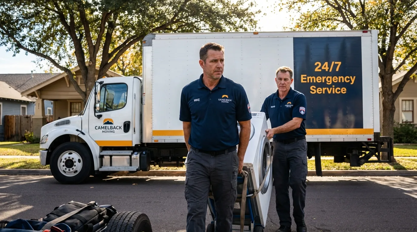 CamelBack Moving crew loading furniture in Monmouth Beach, NJ